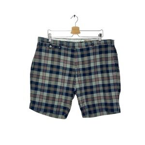 Polo Ralph Lauren Shorts‎ Mens 40 Indian Madras Blue Plaid Nautical Preppy 9"